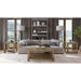 Modus Furniture Canyon Solid Wood Square Coffee Table in Washed Grey 655450170973 3E8721S Main Image