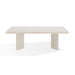 Modus Caye Stone Top Double Pedestal Dining Table with Ivory Cement BaseImage 4