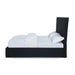 Modus Cheviot UpholsteredSkirted Storage Panel Bed in Iron Image 5