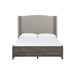Modus Cicero Upholstered Wingback Bed in Slate GreyImage 4
