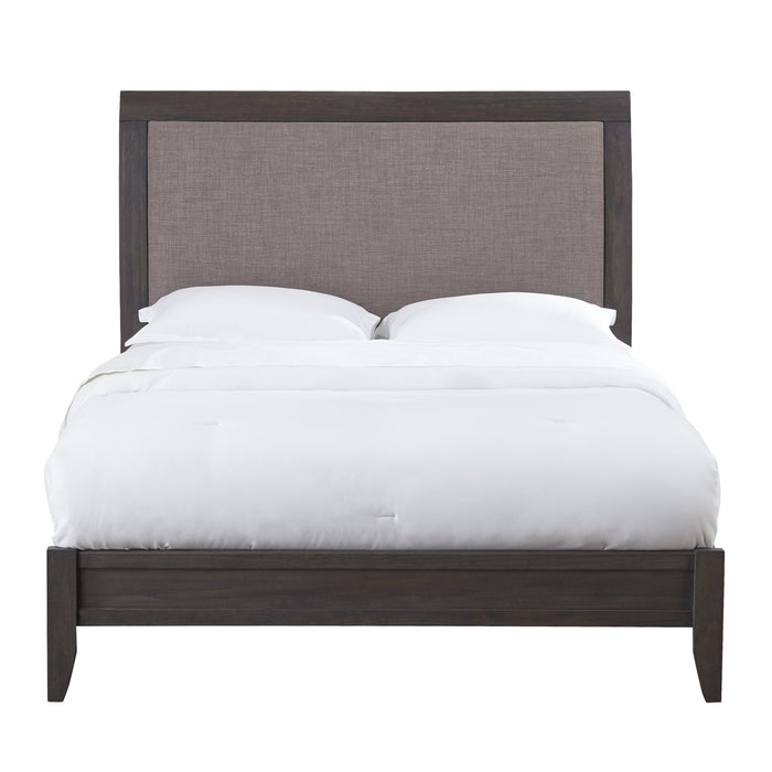 Modus City II Upholstered Sleigh Bed in Basalt GrayImage 3