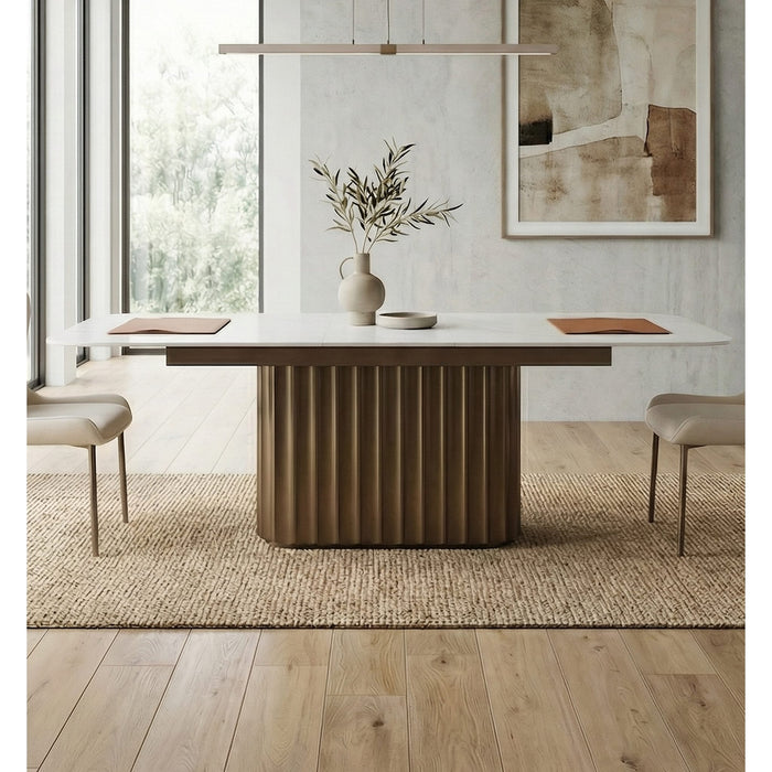 Modus Furniture Conway 7187 Ext Dn Tbl  V Bz 655450503535 WW3H60 Main Image