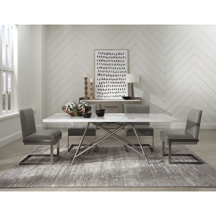 Modus Coral Marble Rectangular Dining Table Image 1