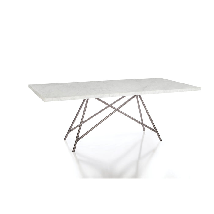 Modus Coral Marble Rectangular Dining Table Image 4