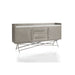 Modus Coral Marble Top Rectangular Sideboard in Antique GreyImage 3