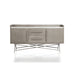 Modus Coral Marble Top Rectangular Sideboard in Antique GreyImage 4