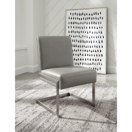 Modus Furniture Coral Synthetic Leather Upholstered Dining Chair 655450279317 3N2563 Main Image