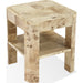 Modus Furniture Cosmo Mappa Burl End Table in Amber Kiss 655450461194 SJWD22 Image 3