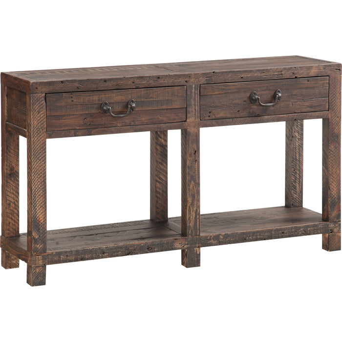 Modus Furniture Craster Reclaimed Wood Console Table in Smoky Taupe 655450170591 8S3923 Image 2