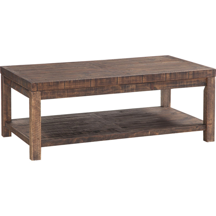 Modus Furniture Craster Reclaimed Wood Rectangular Coffee Table in Smoky Taupe 655450170584 8S3921 Image 2
