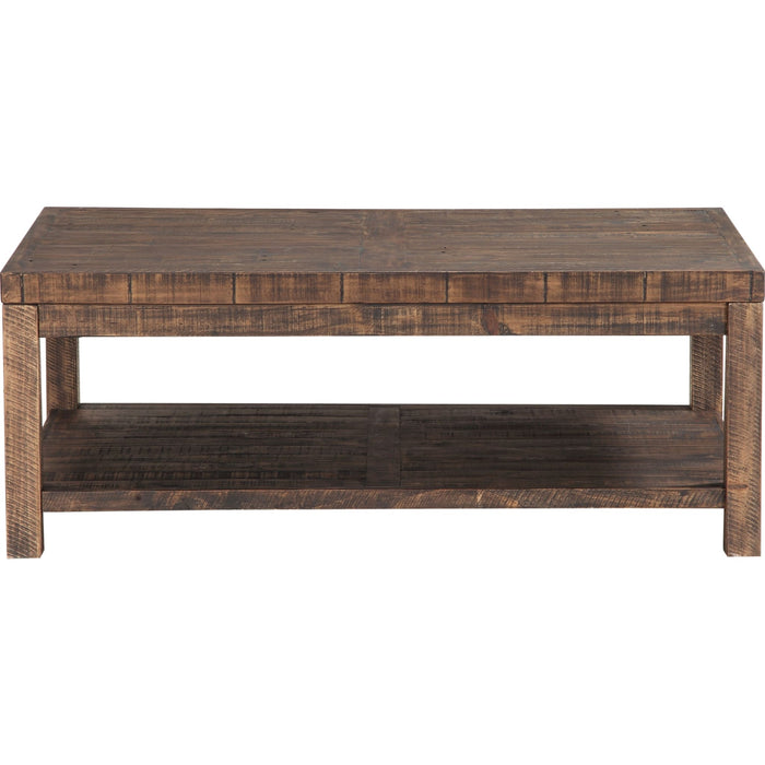 Modus Furniture Craster Reclaimed Wood Rectangular Coffee Table in Smoky Taupe 655450170584 8S3921 Image 3