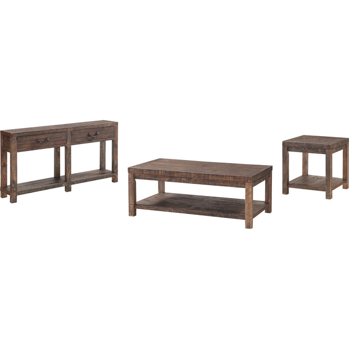 Modus Furniture Craster Reclaimed Wood Rectangular Coffee Table in Smoky Taupe 655450170584 8S3921 Image 4
