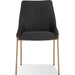 Modus Furniture Cyrus Upholstered Dining Chair in Coal Fabric and Brushed Bronze Metal 655450422898 PUSJ63ASH Image 4