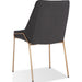 Modus Furniture Cyrus Upholstered Dining Chair in Coal Fabric and Brushed Bronze Metal 655450422898 PUSJ63ASH Image 5