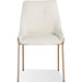 Modus Furniture Cyrus Upholstered Dining Chair in Cottage Cheese Boucle and Brushed Bronze Metal 655450422843 PUSJ63AMZ Image 4