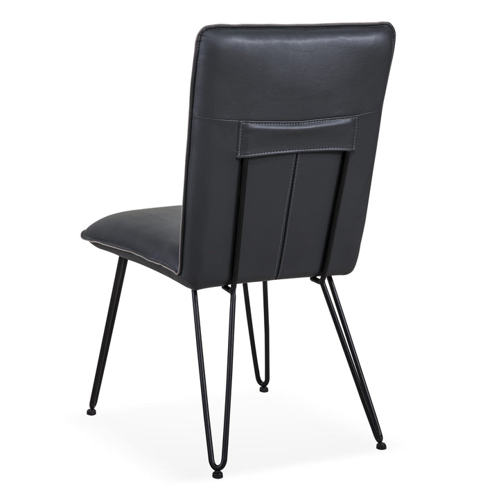 Modus Demi Hairpin Leg Modern Dining Chair in Cobalt Image 4