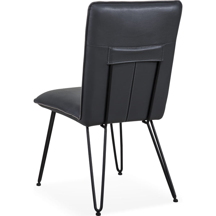 Modus Furniture Demi Hairpin Leg Modern Dining Chair in Cobalt 655450149924 9LE866D Image 4