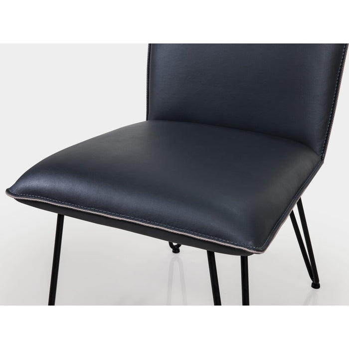 Modus Furniture Demi Hairpin Leg Modern Dining Chair in Cobalt 655450149924 9LE866D Image 5