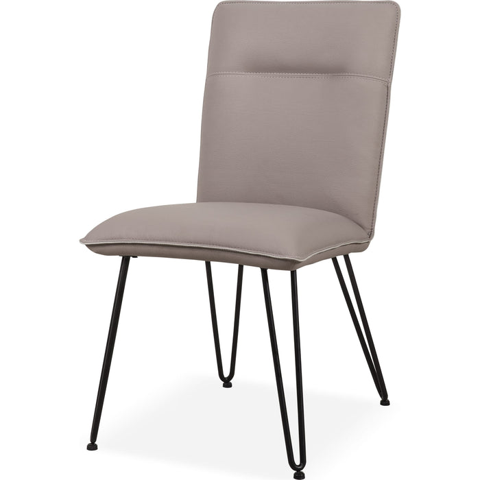 Modus Furniture Demi Hairpin Leg Modern Dining Chair in Taupe 655450144868 9LE266D Image 3