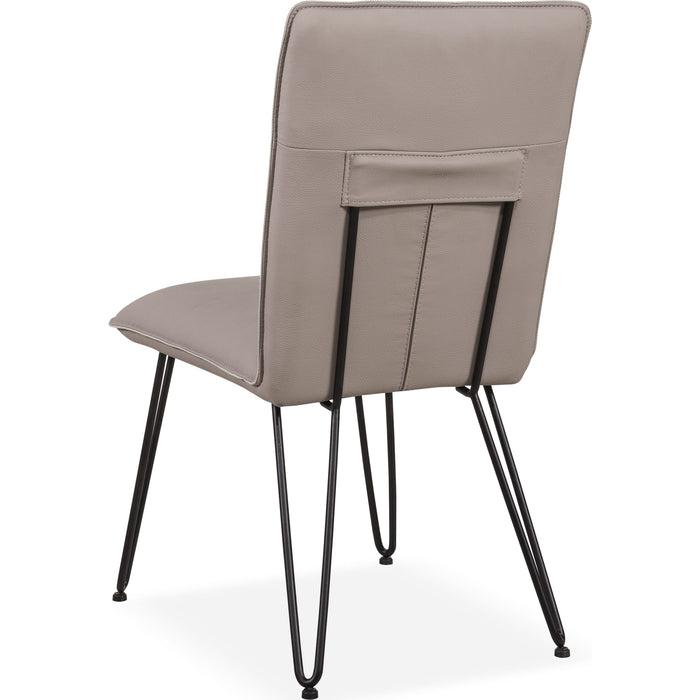 Modus Furniture Demi Hairpin Leg Modern Dining Chair in Taupe 655450144868 9LE266D Image 4