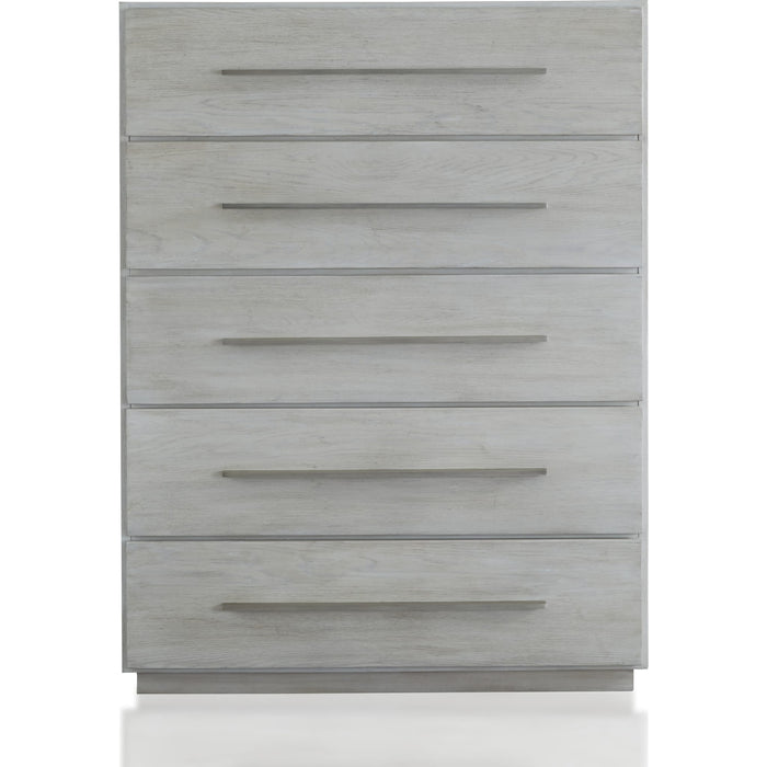 Modus Furniture Destination Five Drawer Chest in Cotton Grey (2024) 655450431555 DEZ784A Image 3