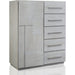 Modus Furniture Destination Five Drawer One Door Sweater Chest in Cotton Grey (2024) 655450436048 DEZ786A Image 1