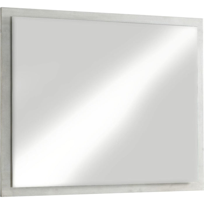 Modus Furniture Destination Floating Glass Mirror in Cotton Grey 655450270093 DEZ783 Image 2