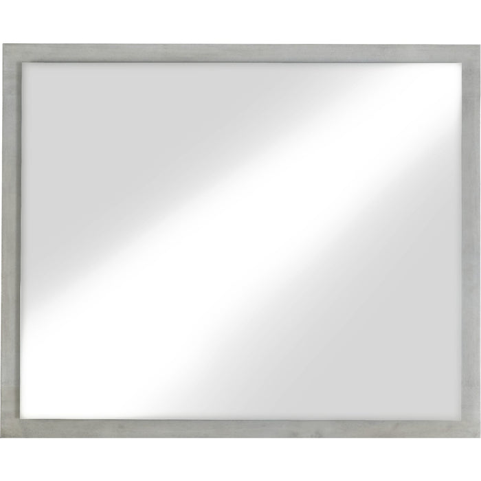 Modus Furniture Destination Floating Glass Mirror in Cotton Grey 655450270093 DEZ783 Image 3
