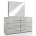 Modus Destination Six Drawer Dresser in Cotton Grey (2024)Image 2