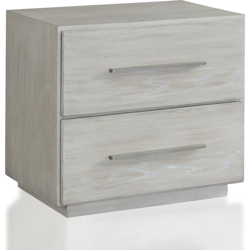 Modus Furniture Destination Two Drawer Nightstand in Cotton Grey 655450270079 DEZ781 Image 2