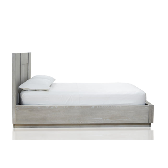 Modus Destination Wood Panel Bed in Cotton Grey Image 4