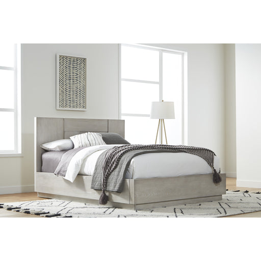 Modus Destination Wood Panel Bed in Cotton Grey Main Image