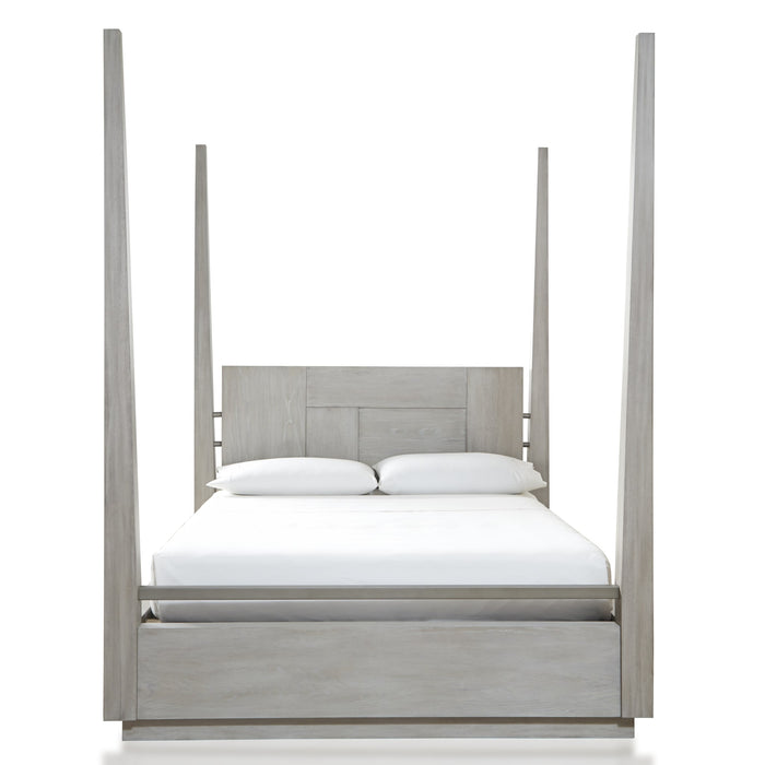 Modus Destination Wood Poster Bed in Cotton GreyImage 4