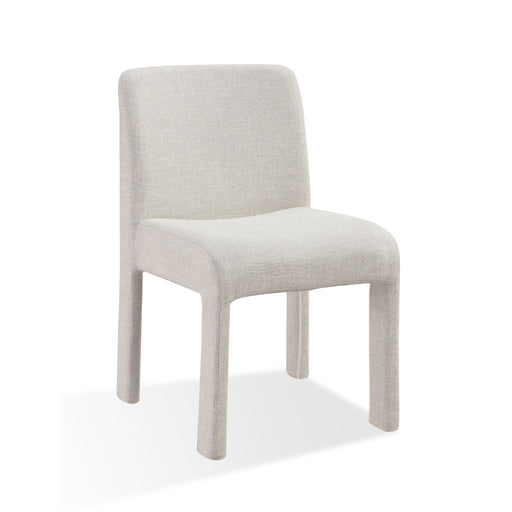 Modus Devon Fully Upholstered Dining Chair in Turtle Dove Linen Image 1