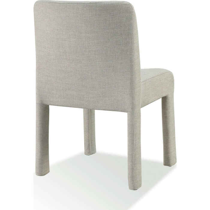 Modus Furniture Devon Fully Upholstered Dining Chair in Turtle Dove Linen 655450423529 PWNC63C Image 4
