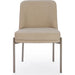 Modus Furniture Dion Upholstered Dining Chair in Camel Synthetic Leather and Brushed Nickel Metal 655450423475 PWTB63JPG Image 3