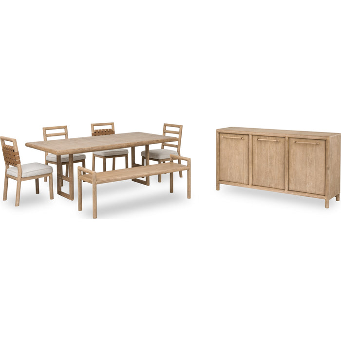 Modus Furniture Dorsey 8098 Ext Dn Tbl  Grnl 655450490804 NSPV60 Image 10