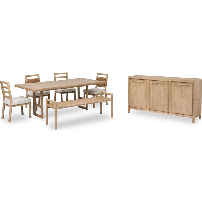 Modus Furniture Dorsey 8098 Ext Dn Tbl  Grnl 655450490804 NSPV60 Image 11