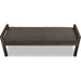 Modus Furniture Dorsey Boucle Upholstered Wooden Bench in Basalt Grey and Pumpernickel 655450430084 NSU588 Image 5