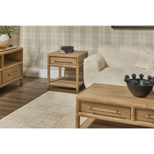 Modus Furniture Dorsey End Table  Granola 655450490439 NSPV22 Main Image