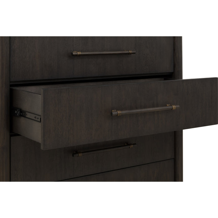Modus Furniture Dorsey Five Drawer Chest in Basalt Grey 655450430077 NSU584 Image 3