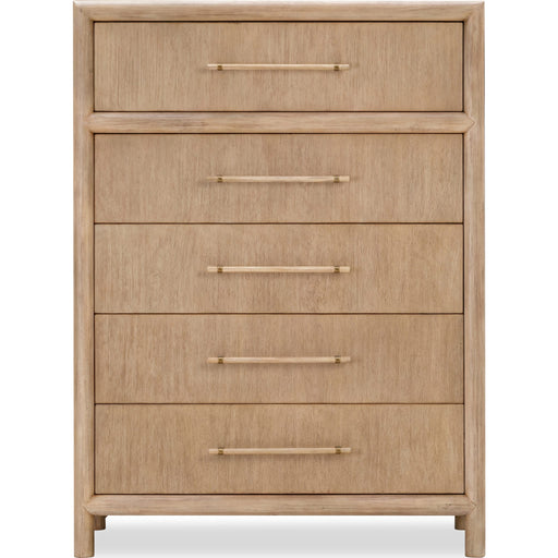 Modus Furniture Dorsey Five Drawer Chest in Granola 655450421457 NSPV84 Image 1