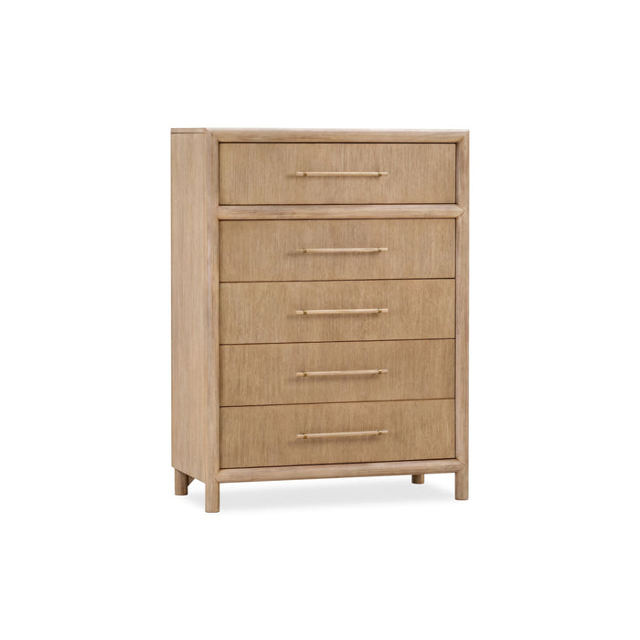 Modus Dorsey Five Drawer Chest in GranolaImage 2