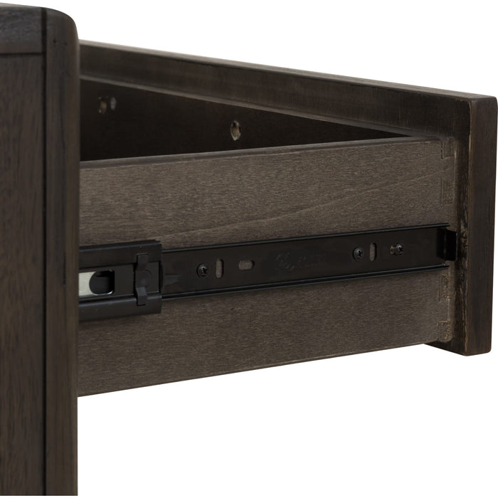 Modus Furniture Dorsey One Drawer USB charging Nightstand in Basalt Grey 655450430039 NSU581 Image 8