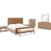 Modus Furniture Dorsey One Drawer USB charging Nightstand in Granola 655450421419 NSPV81 Image 6