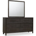 Modus Furniture Dorsey Six Drawer Dresser in Basalt Grey 655450430053 NSU582 Image 5