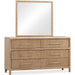 Modus Furniture Dorsey Six Drawer Dresser in Granola 655450421433 NSPV82 Image 2