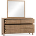 Modus Furniture Dorsey Six Drawer Dresser in Granola 655450421433 NSPV82 Image 5