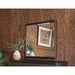 Modus Furniture Dorsey Solid Wood and Glass Mirror in Basalt Grey 655450430060 NSU583 Main Image