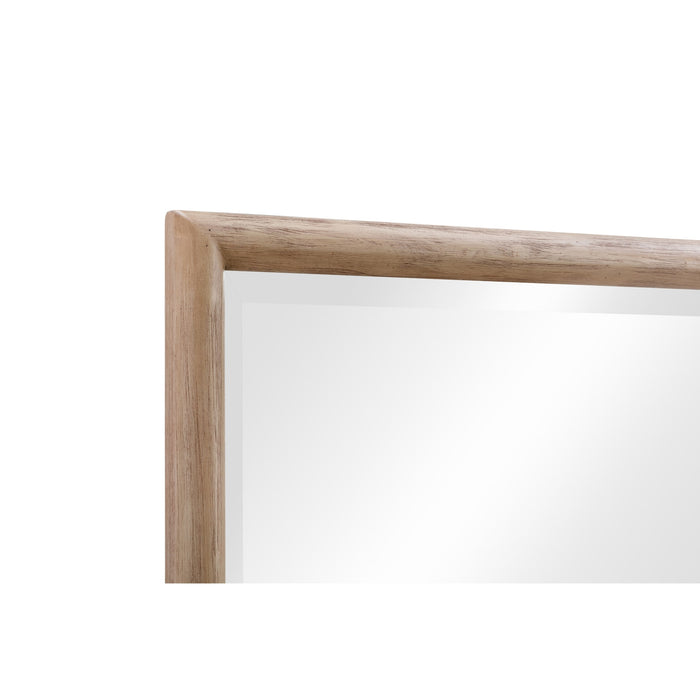Modus Dorsey Solid Wood and Glass Mirror in GranolaImage 4